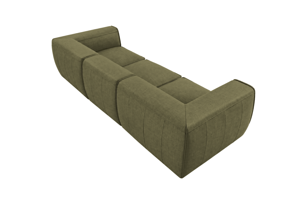 Fred Large Sofa in Mosquito Sycamore
