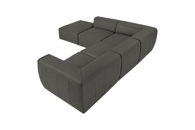 Fred Left Bumper Sectional in Felix Lola