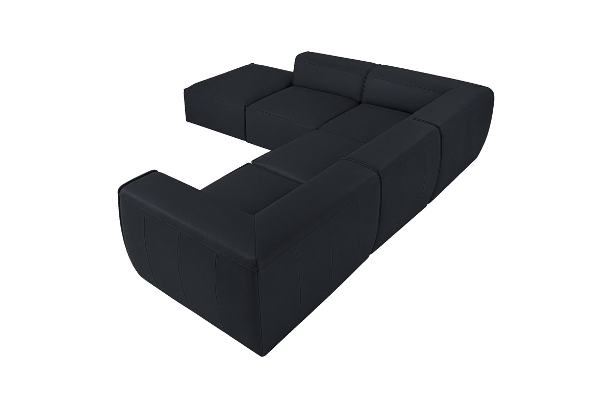 Fred Left Bumper Sectional in Marfa Lola