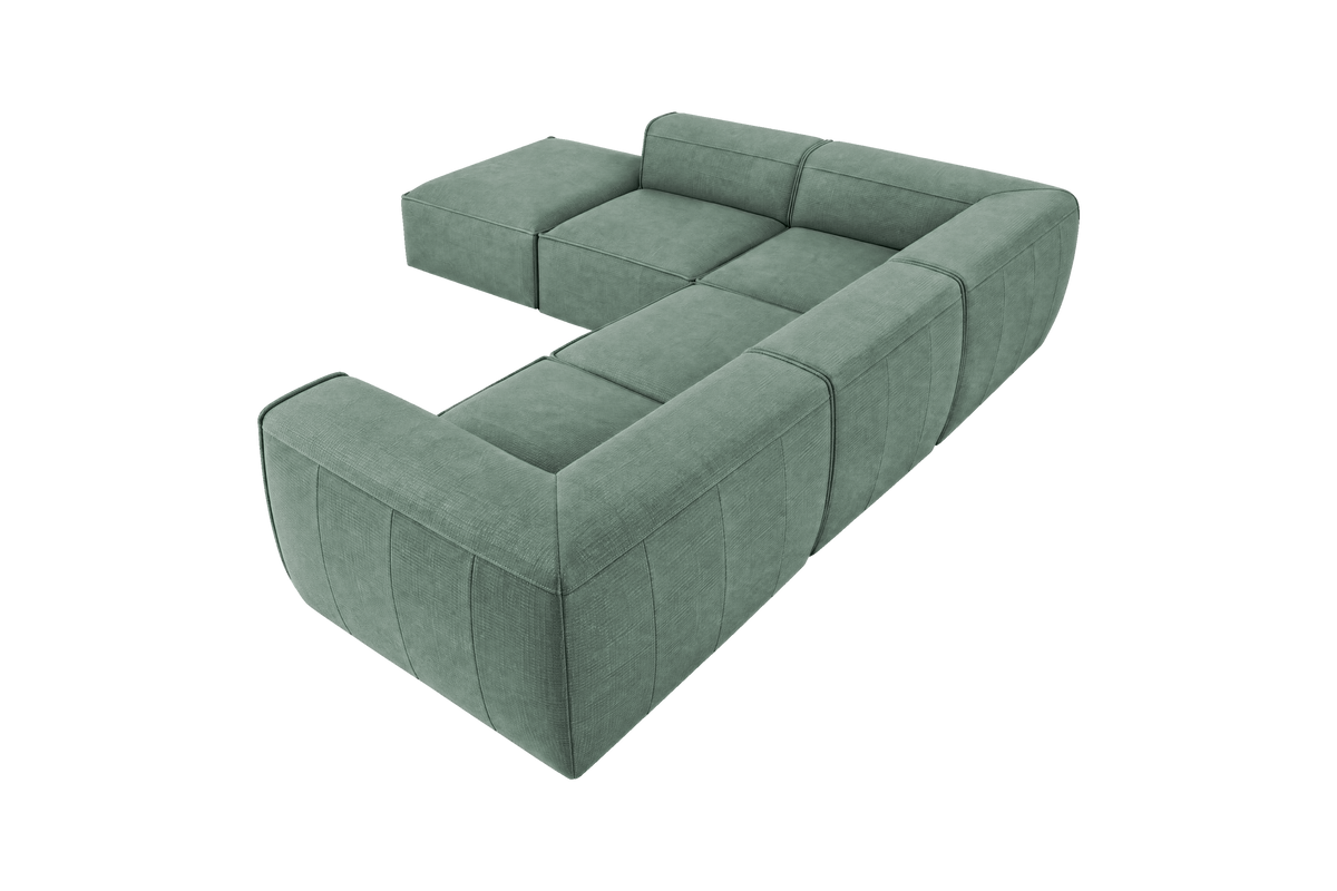 Fred Left Bumper Sectional in Roni Nane