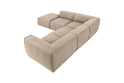 Fred Left Bumper Sectional in Roni Pine Nut