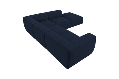 Fred Right Bumper Sectional in Roni Ember Blue