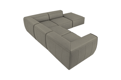 Fred Right Bumper Sectional in Felix Glace