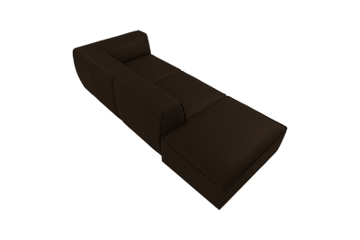 Fred Right Chaise Sofa in Marfa Charcoal