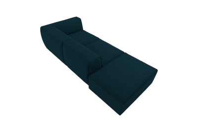 Fred Right Chaise Sofa in Roni Deep Lake