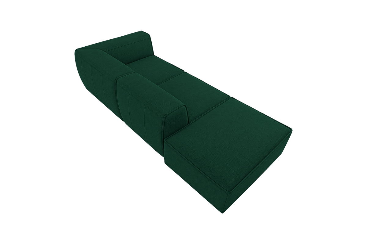 Fred Right Chaise Sofa in Roni Frog