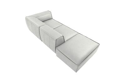 Fred Right Chaise Sofa in Felix Milky