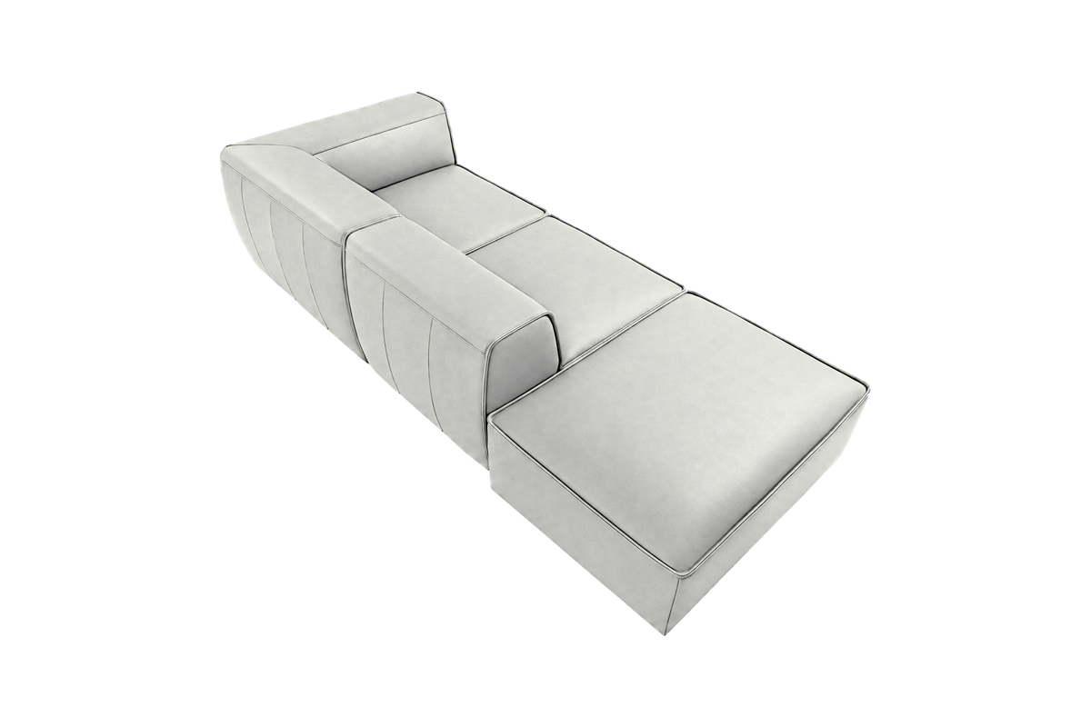 Fred Right Chaise Sofa in Felix Milky