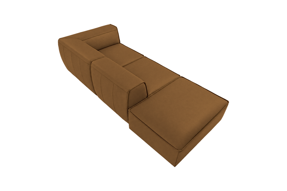 Fred Right Chaise Sofa in Felix Pisco
