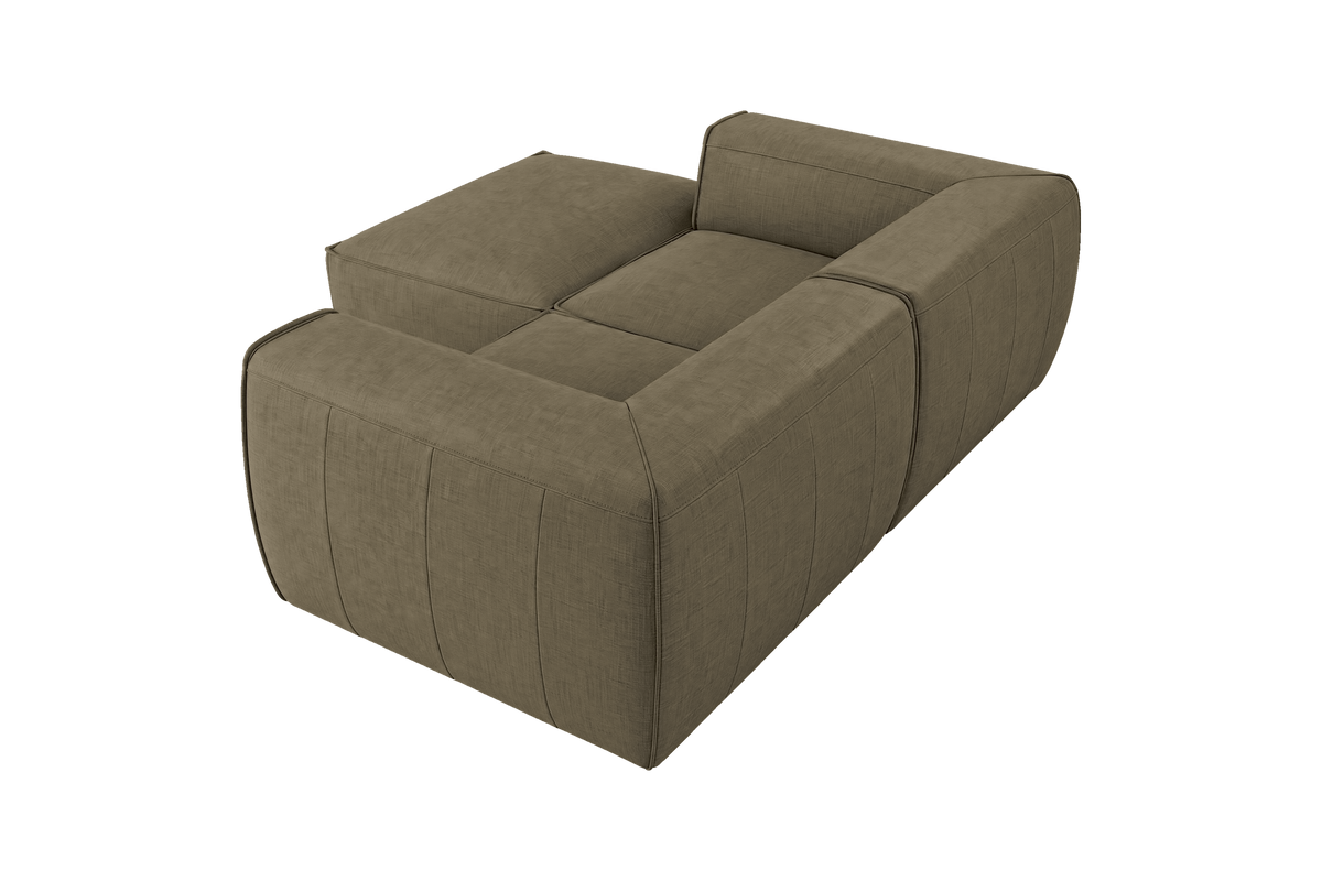 Fred Small Left Chaise in Mosquito Malibu