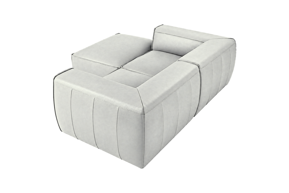 Fred Small Left Chaise in Felix Milky