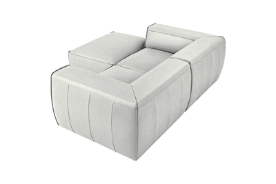Fred Small Left Chaise in Felix Milky