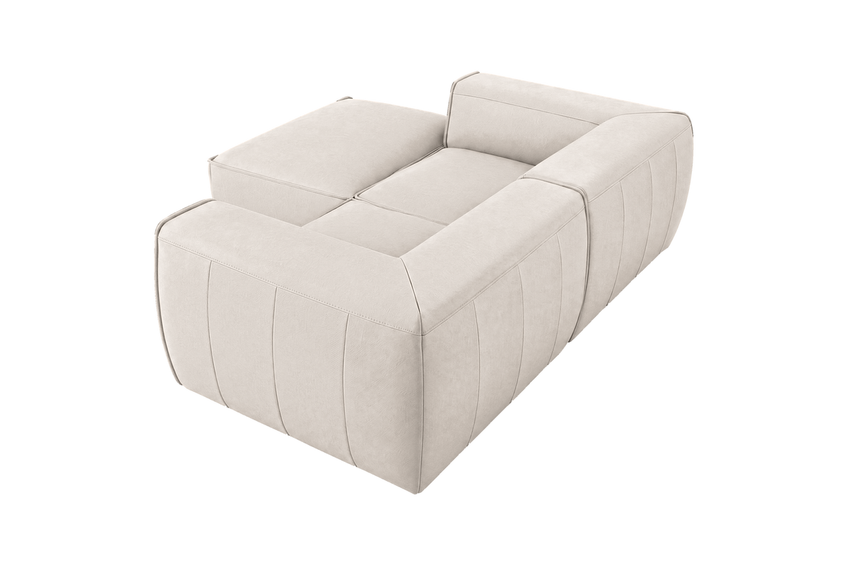 Fred Small Left Chaise in Fresco Milky