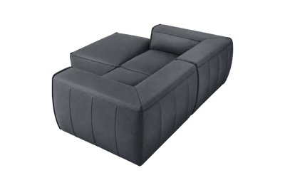 Fred Small Left Chaise in Dante Shark