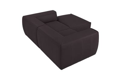 Fred Small Right Chaise in Dante Charcoal