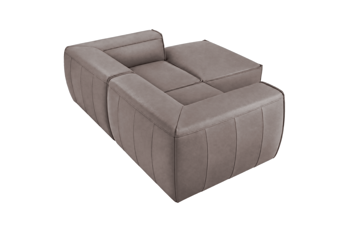 Fred Small Right Chaise in Dante Cos