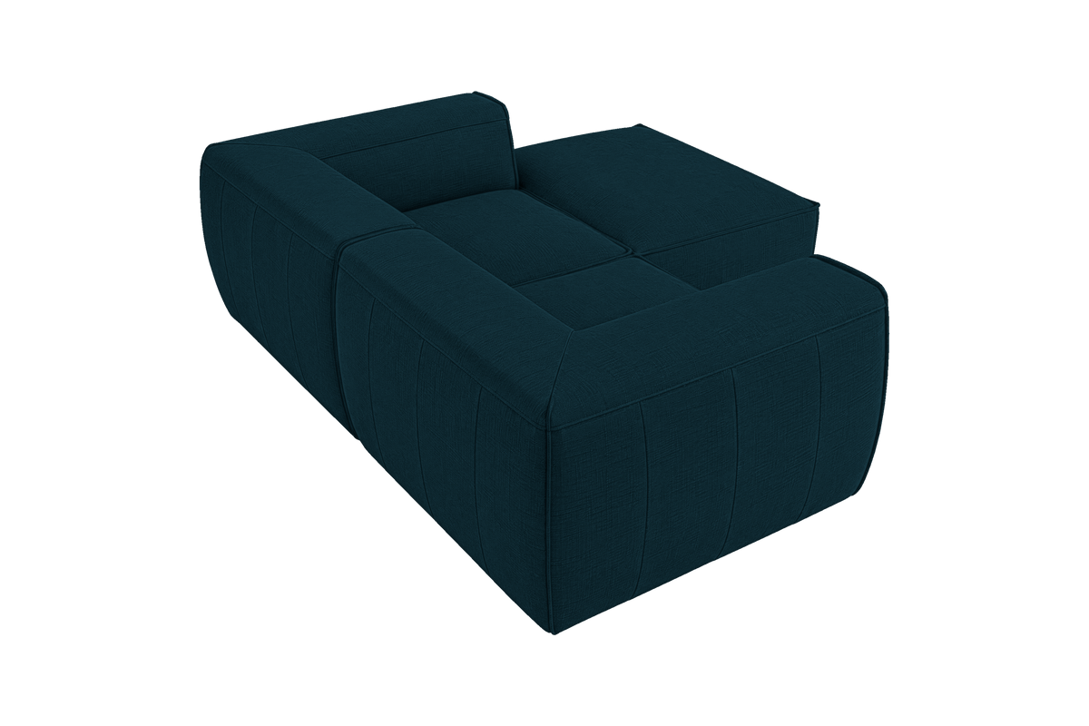 Fred Small Right Chaise in Roni Deep Lake