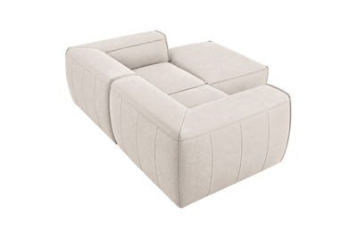 Fred Small Right Chaise in Fresco Milky