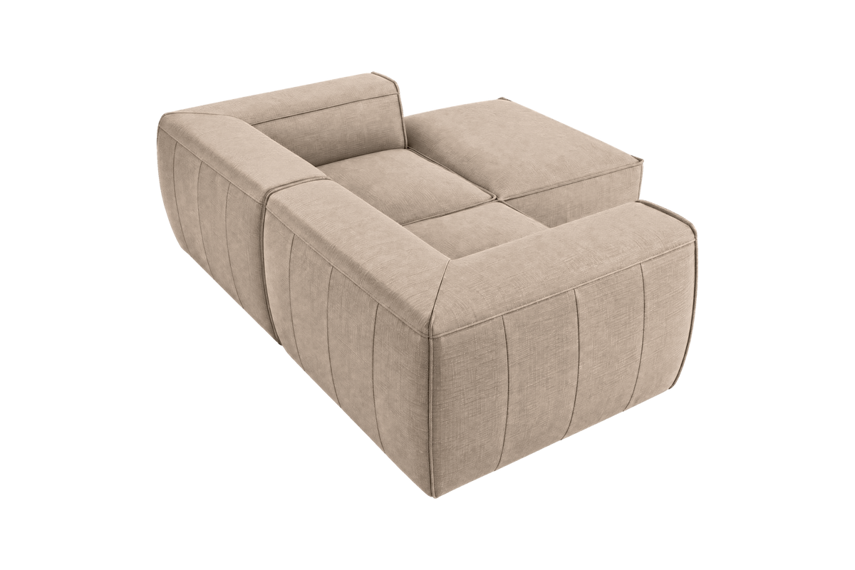Fred Small Right Chaise in Roni Pine Nut