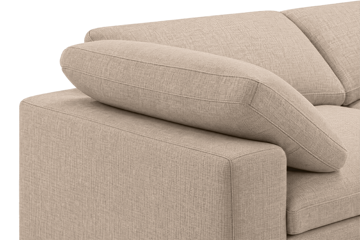 Goodman Mini Large Sofa in Roni Pine Nut