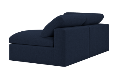 Goodman Left Sectional in Roni Ember Blue