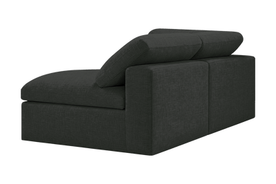 Goodman Mini Left Sectional in Mosquito Lola