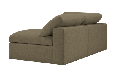 Goodman Left Sectional in Mosquito Malibu