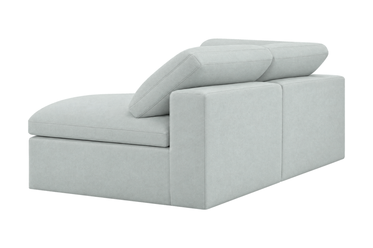 Goodman Mini Left Sectional in Fresco Meteor