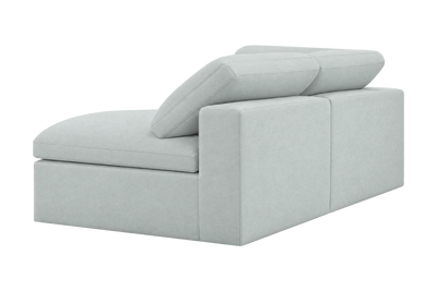 Goodman Mini Left Sectional in Fresco Meteor