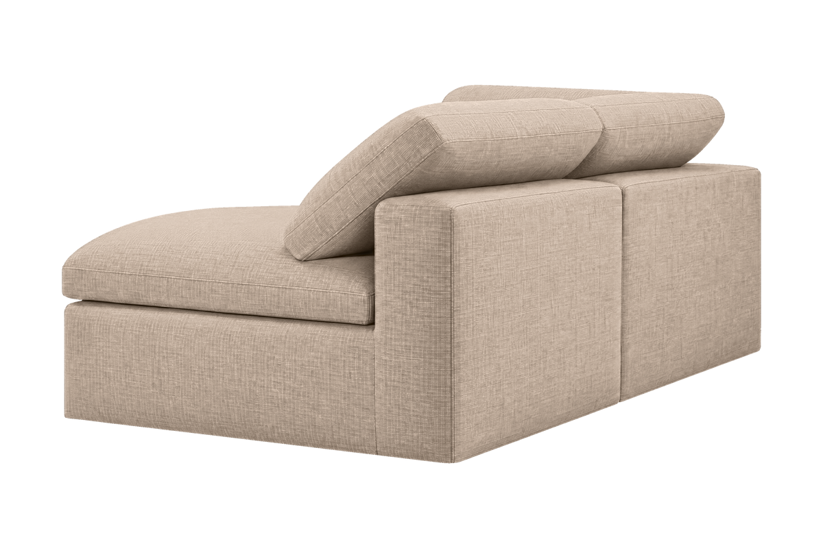 Goodman Mini Left Sectional in Roni Pine Nut