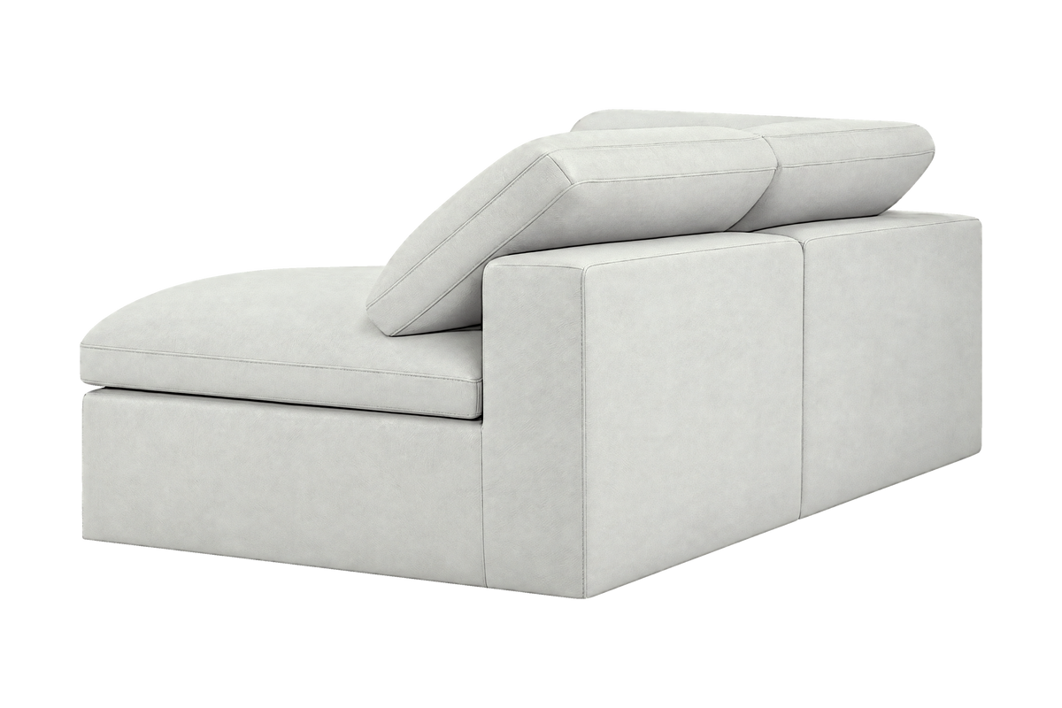 Goodman Mini Right Sectional in Felix Milky