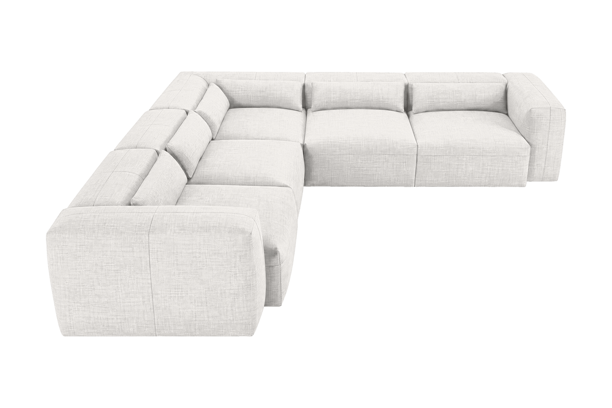 Jasmine Corner Sofa in Mosquito Foam