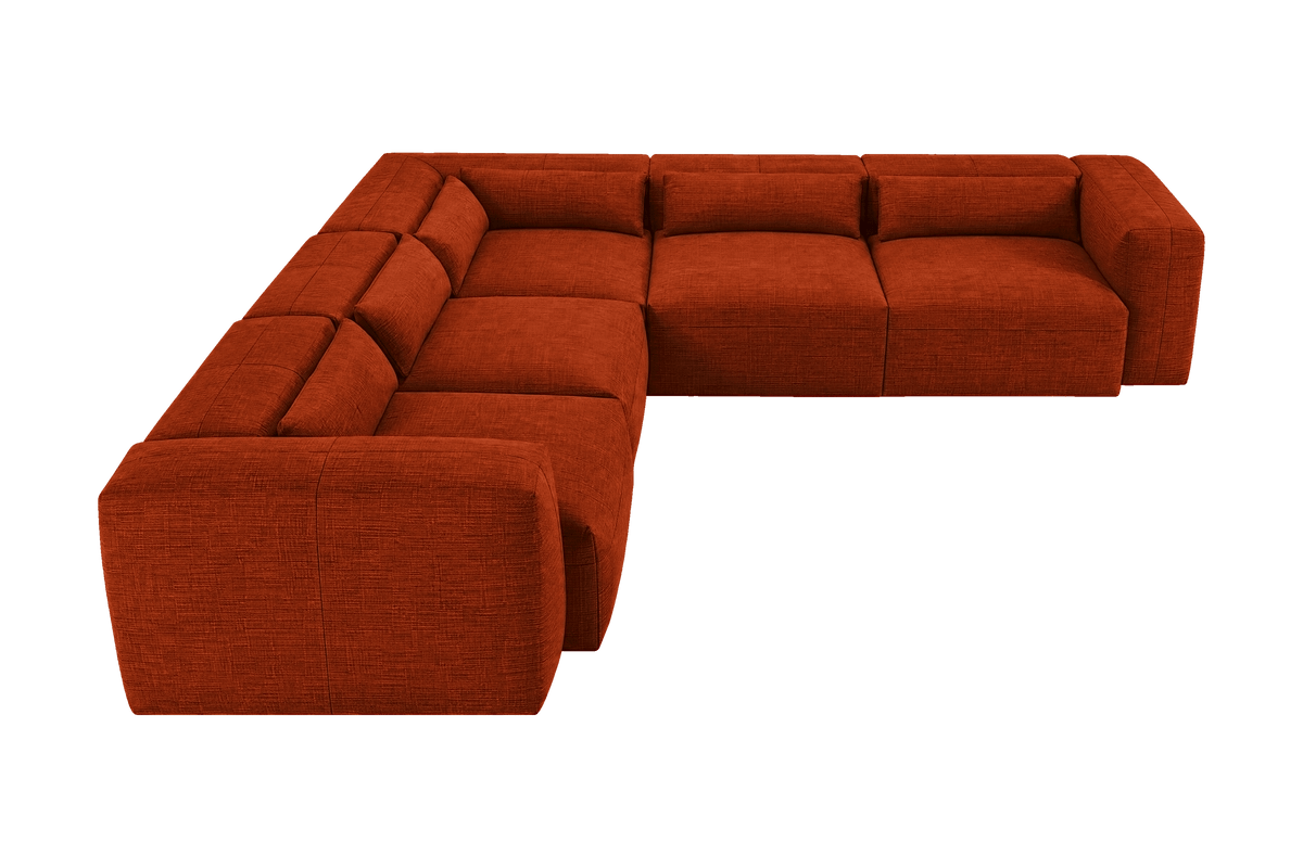 Jasmine Corner Sofa in Roni Poppy