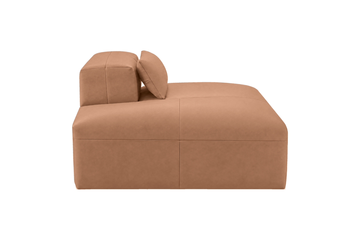 Jasmine Chaise Left in Momo Camel