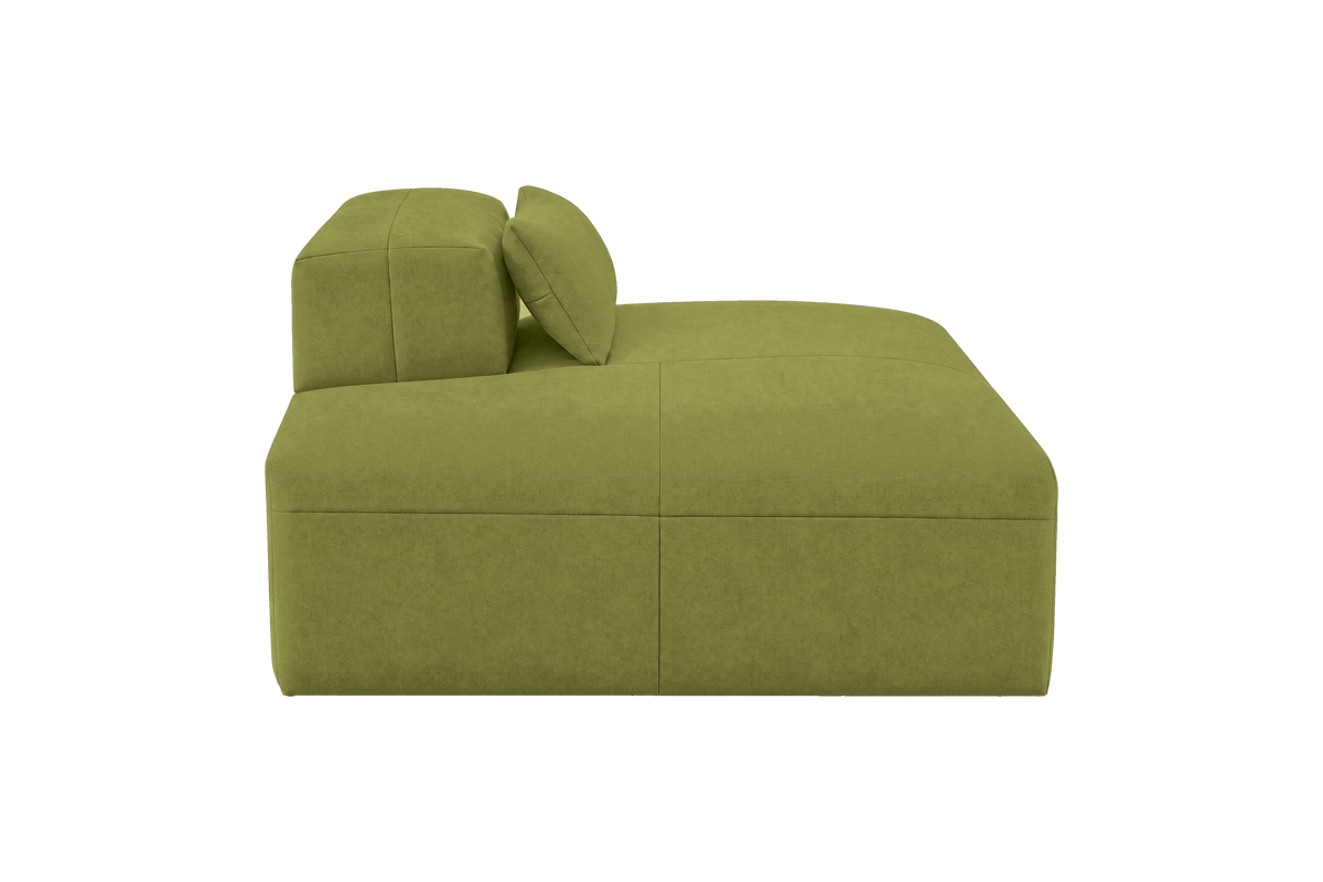 Jasmine Chaise Left in Fresco Key Lime
