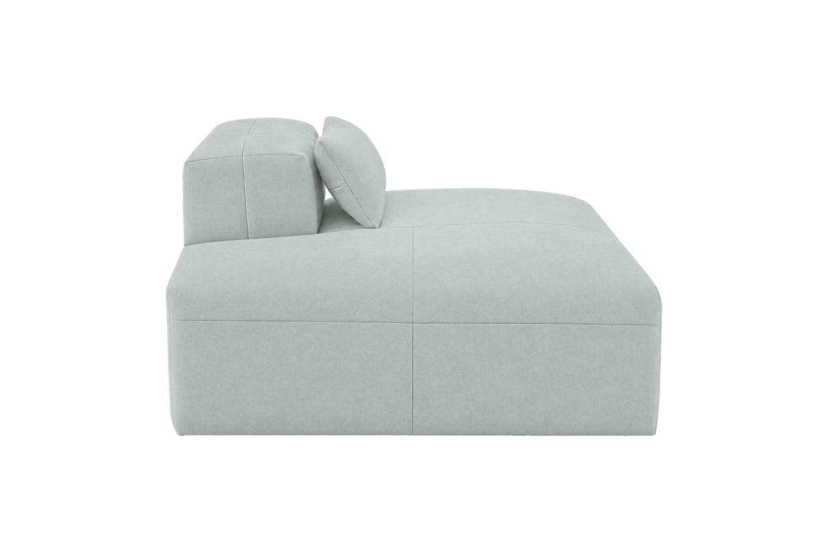 Jasmine Chaise Left in Fresco Meteor