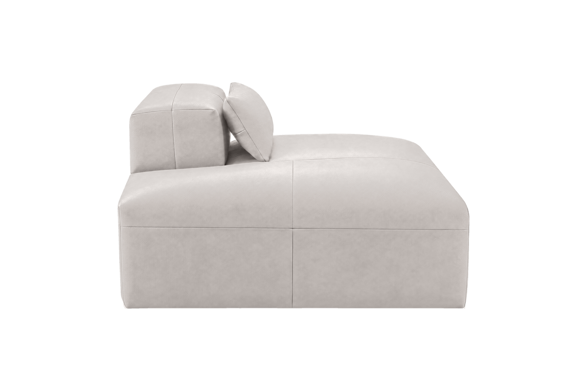 Jasmine Chaise Left in Momo Milky