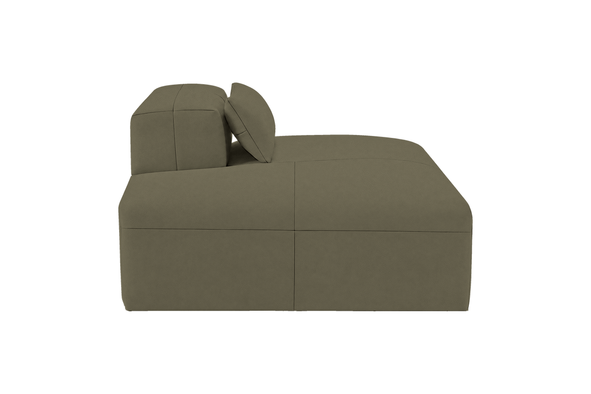 Jasmine Chaise Left in Felix Olive