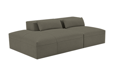 Jasmine Left Chaise Open Sofa in Felix Cos