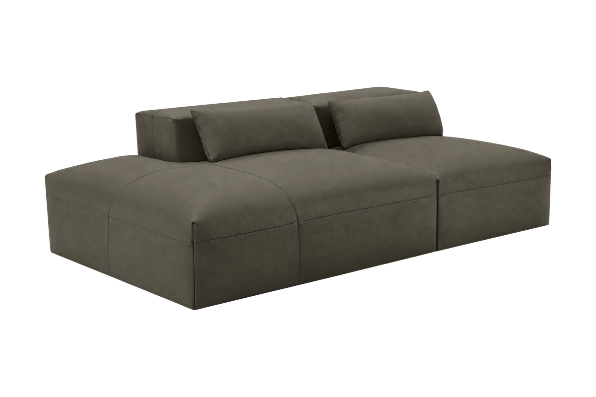 Jasmine Left Chaise Open Sofa in Marfa Cos