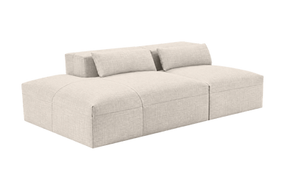 Jasmine Left Chaise Open Sofa in Mosquito Cracker