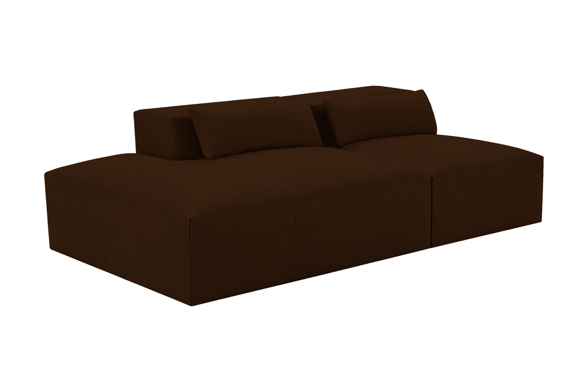 Jasmine Left Chaise Open Sofa in Marfa Denton