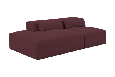 Jasmine Left Chaise Open Sofa in Fresco Figaro