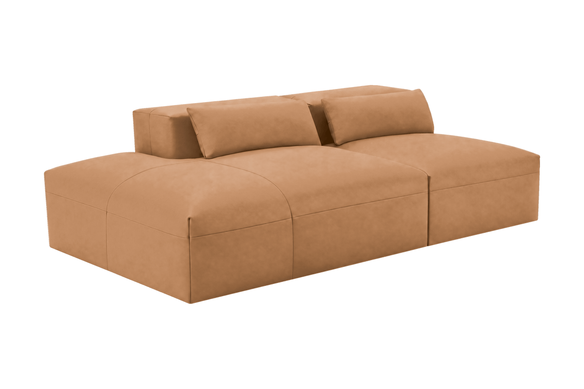 Jasmine Left Chaise Open Sofa in Marfa Les Yeux