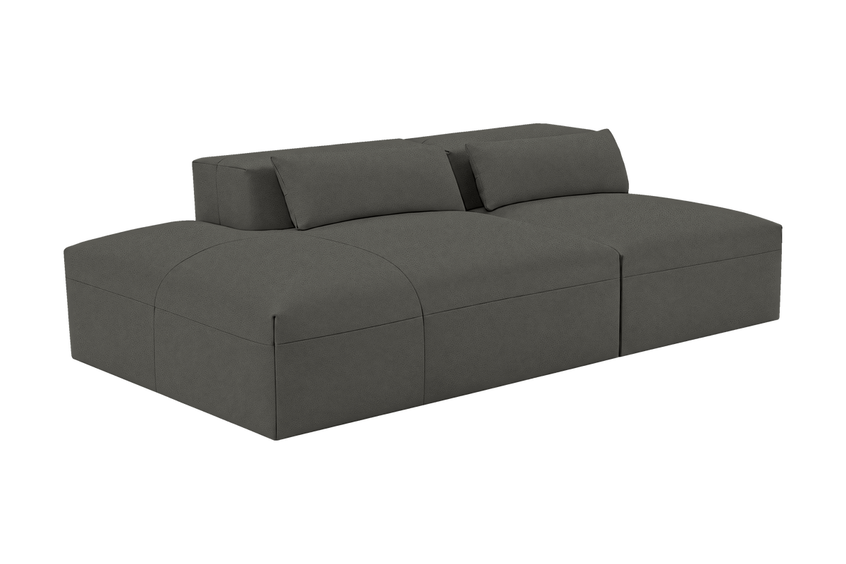 Jasmine Left Chaise Open Sofa in Felix Lola