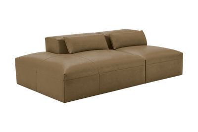 Jasmine Left Chaise Open Sofa in Momo Olivia