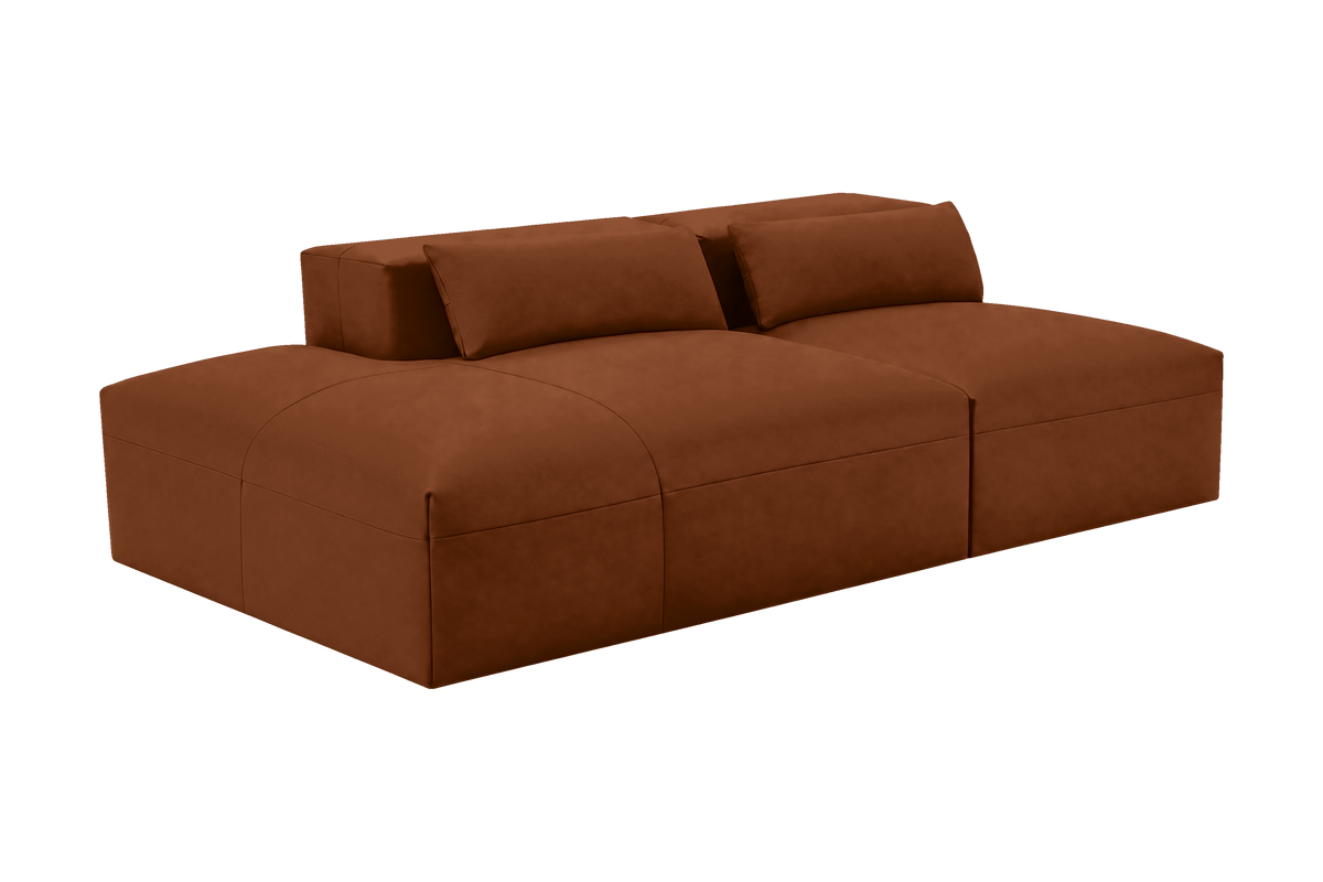 Jasmine Left Chaise Open Sofa in Marfa Pluto