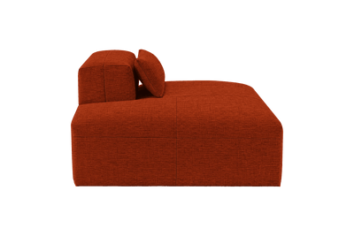 Jasmine Chaise Left in Roni Poppy