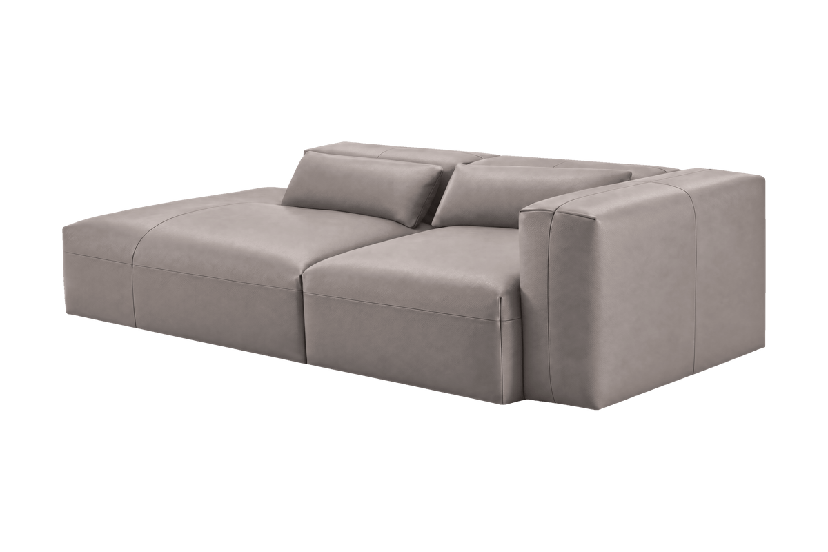 Jasmine Left Chaise Sofa in Momo Ash