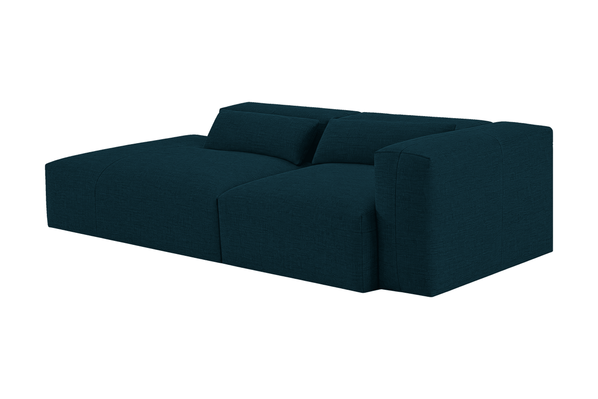 Jasmine Left Chaise Sofa in Roni Deep Lake